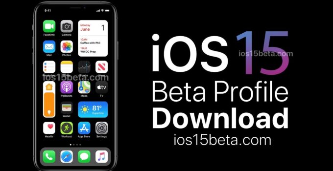 iOS 15 Beta Profile Download