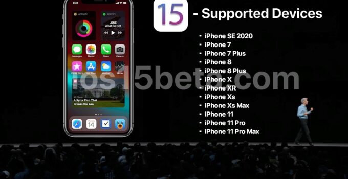 iOS 15 Supported Devices