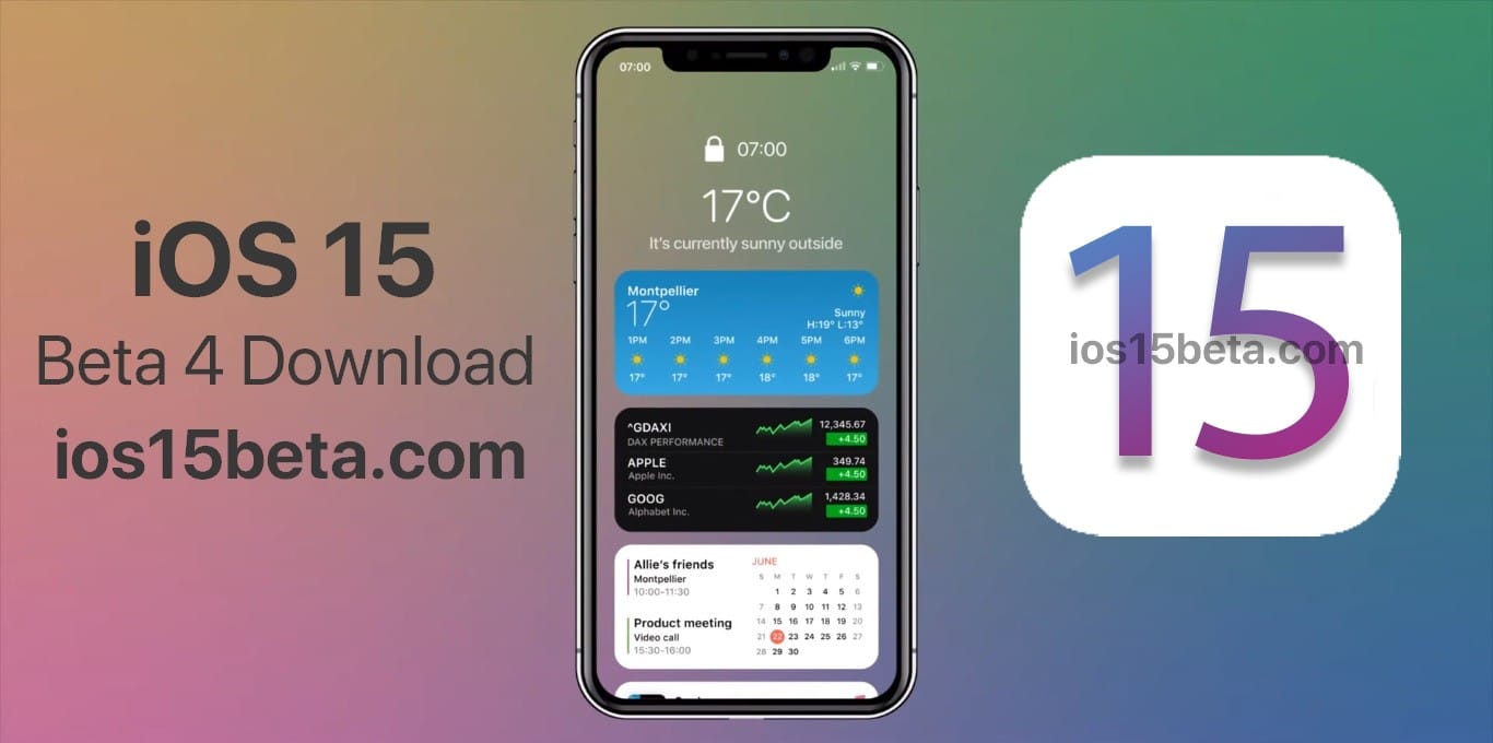 iOS 15 Beta 4 Download - iOS 15 Beta Download