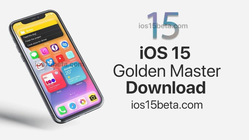 iOS 15 GM (Golden master) Download