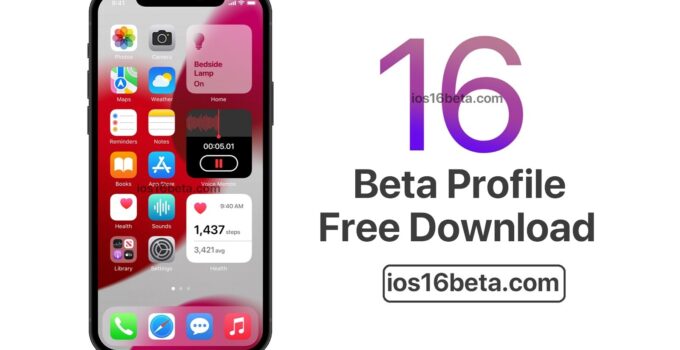 iOS 16 Beta Profile Download